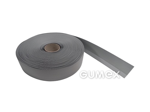 Universelle Sockelleiste für PVC-Bodenbeläge, 1,1mm, 47x18mm, glattes Design, PVC, grau, 